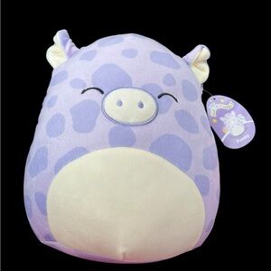 Squishmallow 11” PAMMY the PURPLE EASTER PIG PLUSH NEW